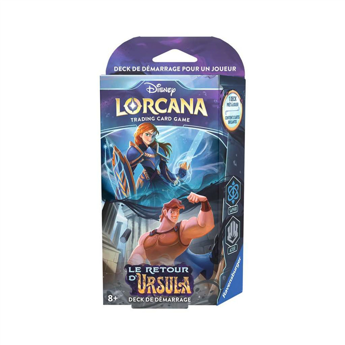 LORCANA - LE RETOUR D'URSULA STARTER DECK (ACIER-SAPHIR) LORCANA - LE RETOUR D'URSULA STARTER DECK (ACIER-SAPHIR)