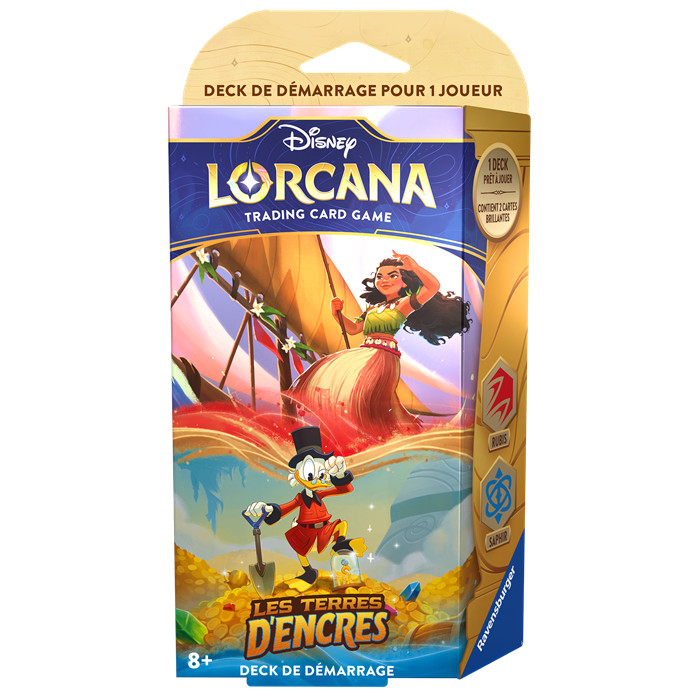 LORCANA - LES TERRES D'ENCRE - DECK RUBIS/SAPPHIRE LORCANA - LES TERRES D'ENCRE - DECK RUBIS/SAPPHIRE