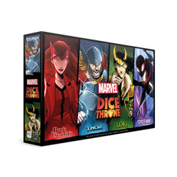 MARVEL DICE THRONE - THOR, LOKI, SPIDERMAN,SCARLET WITCH