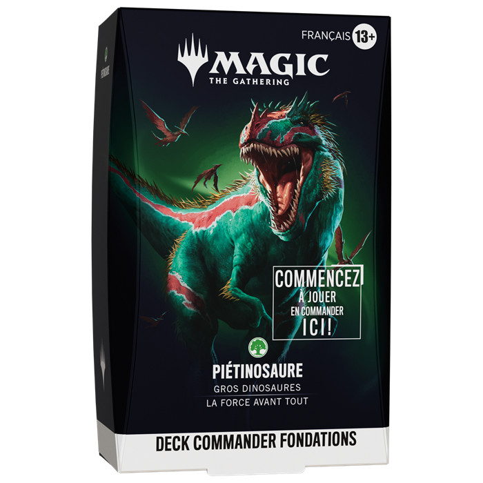 MTG - DECK COMMANDER FONDATIONS PIÉTINOSAURE MTG - DECK COMMANDER FONDATIONS PIÉTINOSAURE