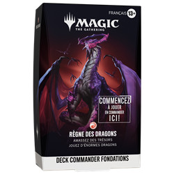 MTG - DECK COMMANDER FONDATIONS RÈGNE DES DRAGONS