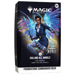 MTG - FOUNDATIONS COMMANDER DECK CALLING ALL ANGELS