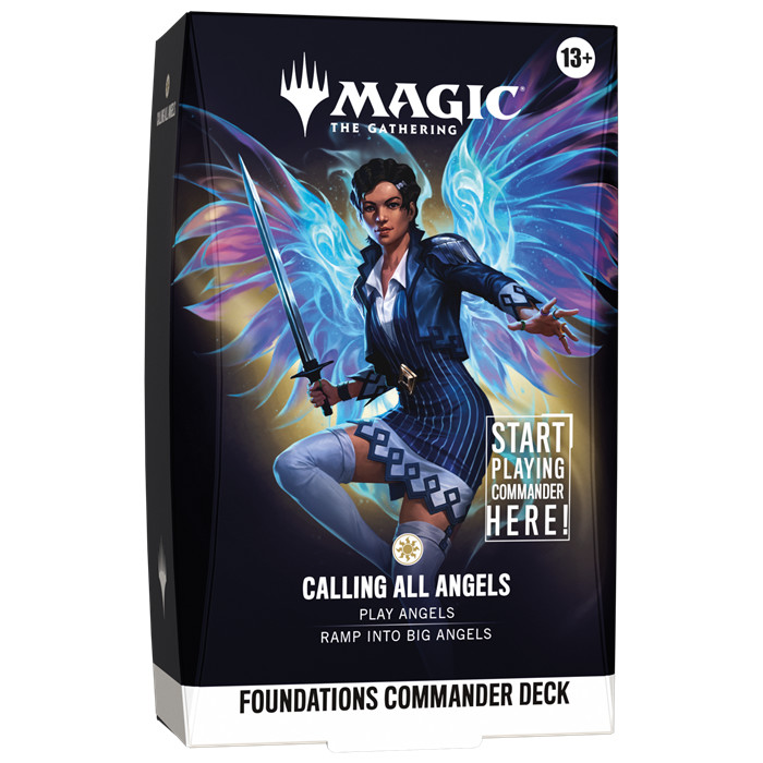 MTG - FOUNDATIONS COMMANDER DECK CALLING ALL ANGELS MTG - FOUNDATIONS COMMANDER DECK CALLING ALL ANGELS
