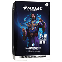 MTG - FOUNDATIONS COMMANDER DECK KEEN ENGINEERING