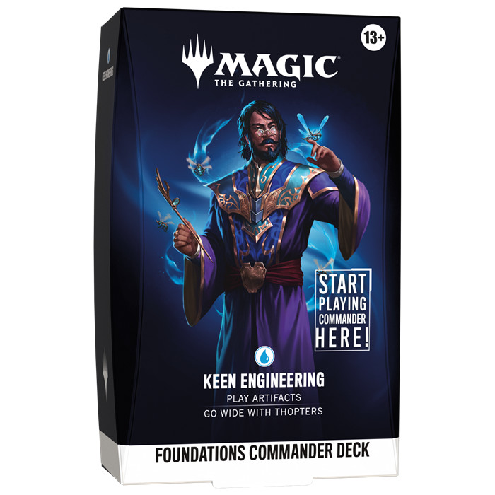 MTG - FOUNDATIONS COMMANDER DECK KEEN ENGINEERING MTG - FOUNDATIONS COMMANDER DECK KEEN ENGINEERING