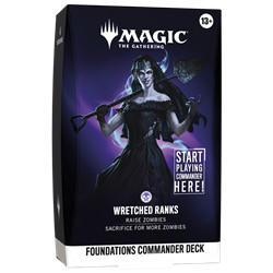 MTG - FOUNDATIONS COMMANDER DECK WRETCHED RANKS