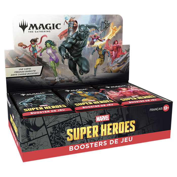 MTG - MARVEL SUPER HEROES DISPLAY BOOSTER DE JEU MTG - MARVEL SUPER HEROES DISPLAY BOOSTER DE JEU