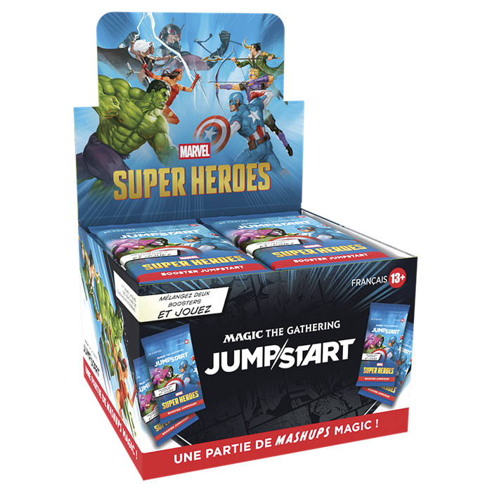 MTG - MARVEL SUPER HEROES DISPLAY BOOSTER JUMPSTART MTG - MARVEL SUPER HEROES DISPLAY BOOSTER JUMPSTART