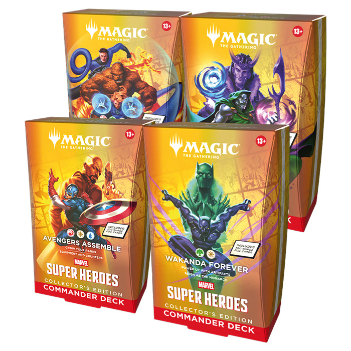 MTG - MARVEL SUPER HEROES PACK COMMANDER COLLECTOR MTG - MARVEL SUPER HEROES PACK COMMANDER COLLECTOR