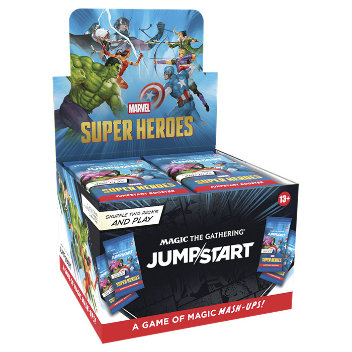 MTG - MARVEL SUPER HEROES PLAY BOOSTER JUMPSTART DISPLAY MTG - MARVEL SUPER HEROES PLAY BOOSTER JUMPSTART DISPLAY
