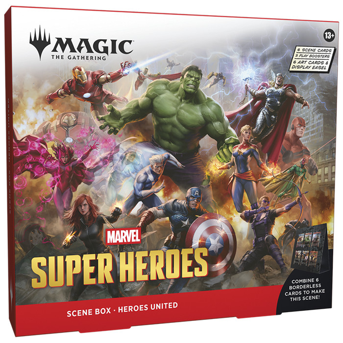 MTG - MARVEL SUPER HEROES SCENE BOX HEROES UNITED MTG - MARVEL SUPER HEROES SCENE BOX HEROES UNITED
