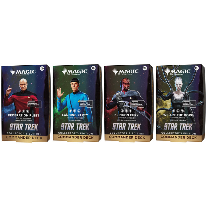 MTG - STAR TREK PACK COMMANDER COLLECTOR MTG - STAR TREK PACK COMMANDER COLLECTOR