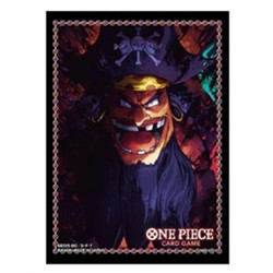 ONE PIECE CARD GAME - OFFICIAL SLEEVE BANDAI TCG+ - BARBE NOIRE