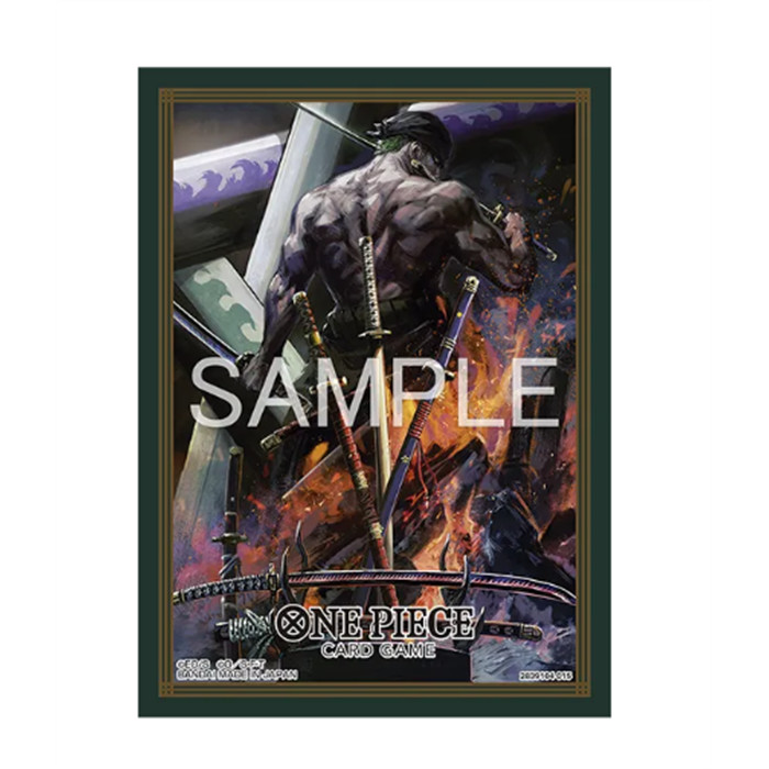 ONE PIECE CARD GAME - OFFICIAL SLEEVES 14 - RORONOA ZORO ONE PIECE CARD GAME - OFFICIAL SLEEVES 14 - RORONOA ZORO