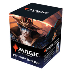 OUTLAWS OF THUNDER JUNCTION OKO, THE RINGLEADER KEY ART 100+ DECK BOX