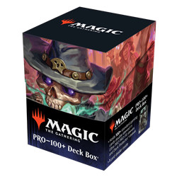 OUTLAWS OF THUNDER JUNCTION TINYBONES, THE PICKPOCKET KEY ART 100+ DECK BOX