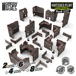 PACK DE DÉCORS MATCHED PLAY PLIABLES PRÉPEINTS - ORKS