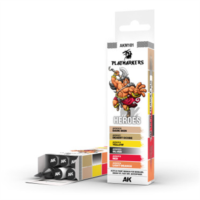 PLAYMARKERS SET - HEROES (6 REF.) PLAYMARKERS SET - HEROES (6 REF.)
