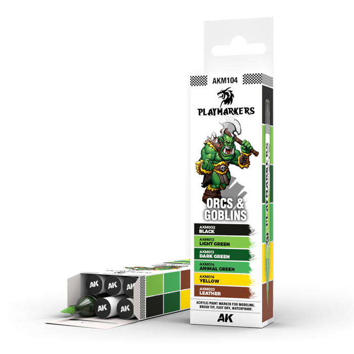PLAYMARKERS SET - ORCS & GOBLINS (6 REF.) PLAYMARKERS SET - ORCS & GOBLINS (6 REF.)