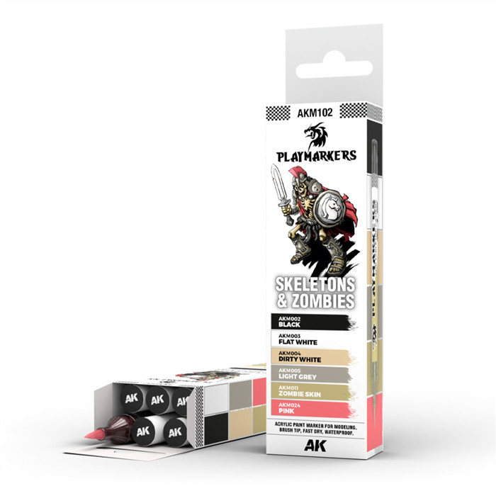 PLAYMARKERS SET - SKELETONS & ZOMBIES (6 REF.) PLAYMARKERS SET - SKELETONS & ZOMBIES (6 REF.)