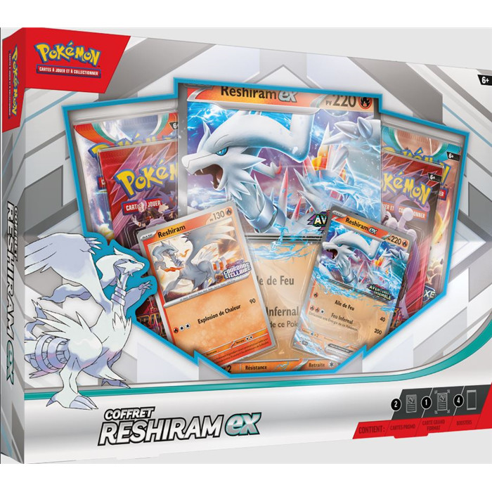 POKÉMON - COFFRET RESHIRAM EX POKÉMON - COFFRET RESHIRAM EX