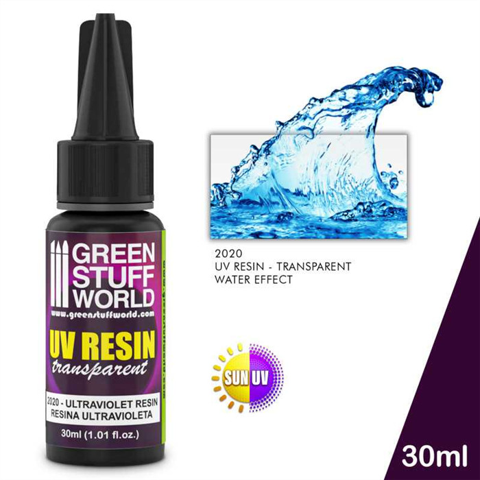 RÉSINE ULTRAVIOLETTE 30ML - EFFET D'EAU RÉSINE ULTRAVIOLETTE 30ML - EFFET D'EAU