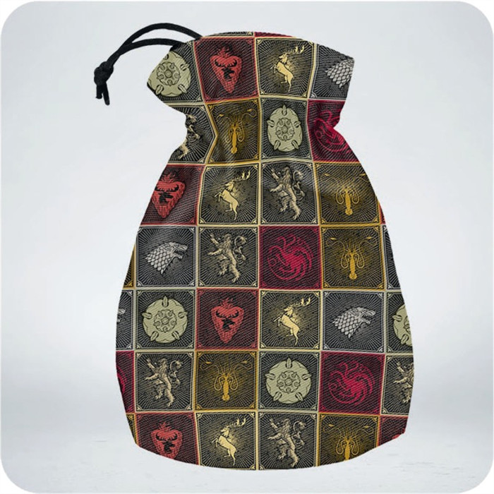 SAC À DÉS - GAME OF THRONES, LES BLASONS SAC À DÉS - GAME OF THRONES, LES BLASONS