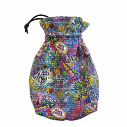SAC À DÉS ILLUSTRÉS - GRAFFITI
