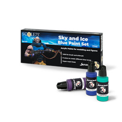 SCALECOLOR : SKY AND ICE BLUE PAINT SET