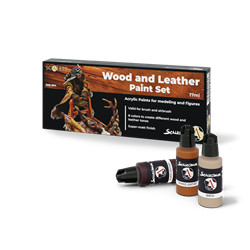 SCALECOLOR : WOOD AND LEATHER PAINT SET