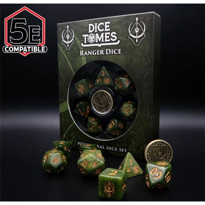 SET DE DÉS D&D - RÔDEUR SET DE DÉS D&D - RÔDEUR