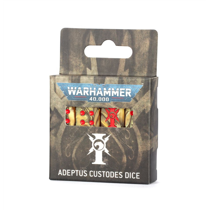 SET DE DÉS DE L'ADEPTUS CUSTODES V10 SET DE DÉS DE L'ADEPTUS CUSTODES V10