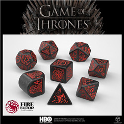 SET DE DÉS GAME OF THRONES - TARGARYEN