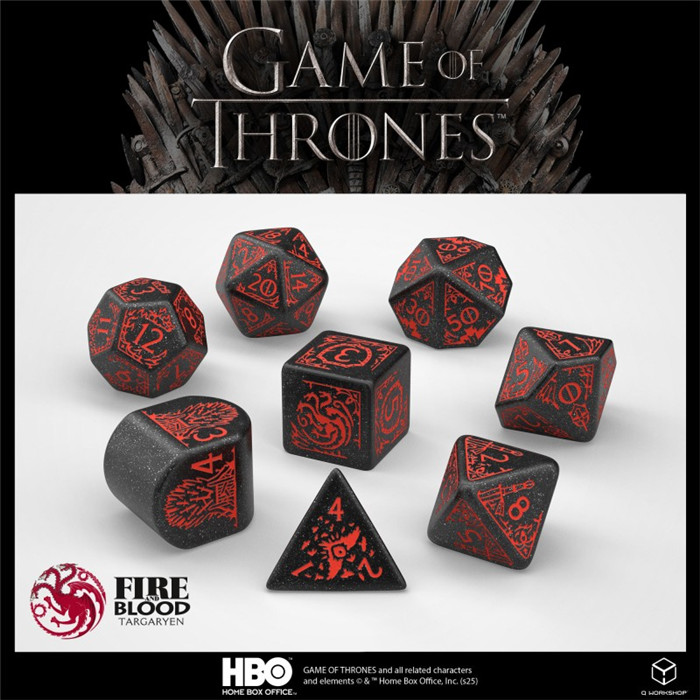 SET DE DÉS GAME OF THRONES - TARGARYEN SET DE DÉS GAME OF THRONES - TARGARYEN