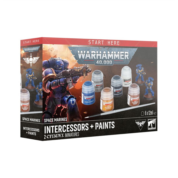 SPACE MARINES: INTERCESSORS + SET DE PEINTURE SPACE MARINES: INTERCESSORS + SET DE PEINTURE