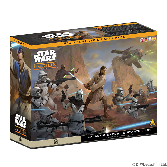 STAR WARS LEGION : GALACTIC REPUBLIC STARTER SET STAR WARS LEGION : GALACTIC REPUBLIC STARTER SET