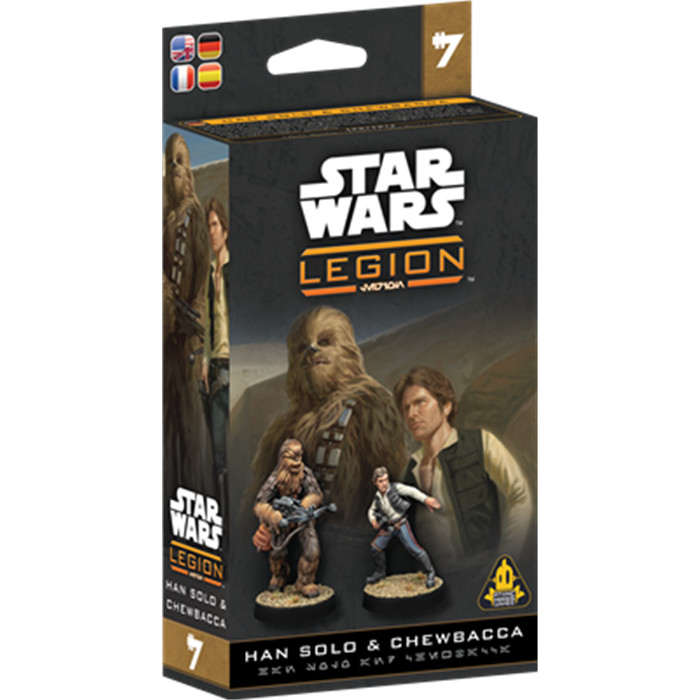 STAR WARS LEGION : SCOUNDREL HAN SOLO & CHEWBACCA STAR WARS LEGION : SCOUNDREL HAN SOLO & CHEWBACCA