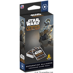 STAR WARS LEGION : SEPARATIST ALLIANCE COMMAND CARD PACK