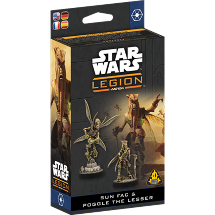 STAR WARS LEGION : SUN FAC & POGGLE THE LESSER STAR WARS LEGION : SUN FAC & POGGLE THE LESSER