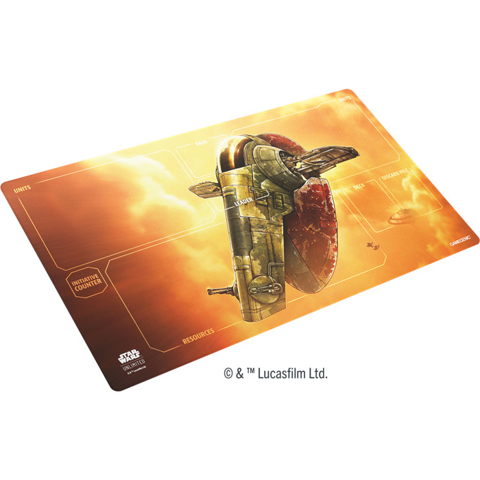 STAR WARS UNLIMITED - ART GAME MAT - FETT'S FIRESPRAY STAR WARS UNLIMITED - ART GAME MAT - FETT'S FIRESPRAY