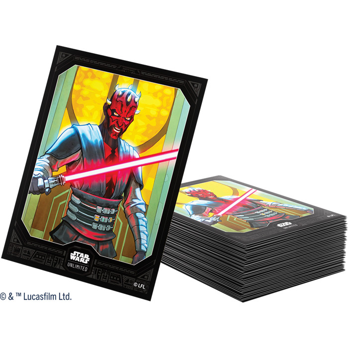 STAR WARS UNLIMITED - ART SLEEVES - DARTH MAUL STAR WARS UNLIMITED - ART SLEEVES - DARTH MAUL