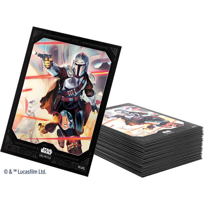 STAR WARS UNLIMITED - ART SLEEVES - MANDALORIAN STAR WARS UNLIMITED - ART SLEEVES - MANDALORIAN