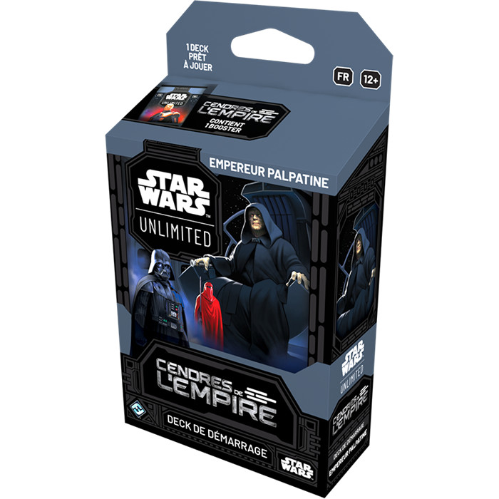 STAR WARS UNLIMITED - ASHES OF THE EMPIRE DECK EMPEREUR PALPATINE STAR WARS UNLIMITED - ASHES OF THE EMPIRE DECK EMPEREUR PALPATINE