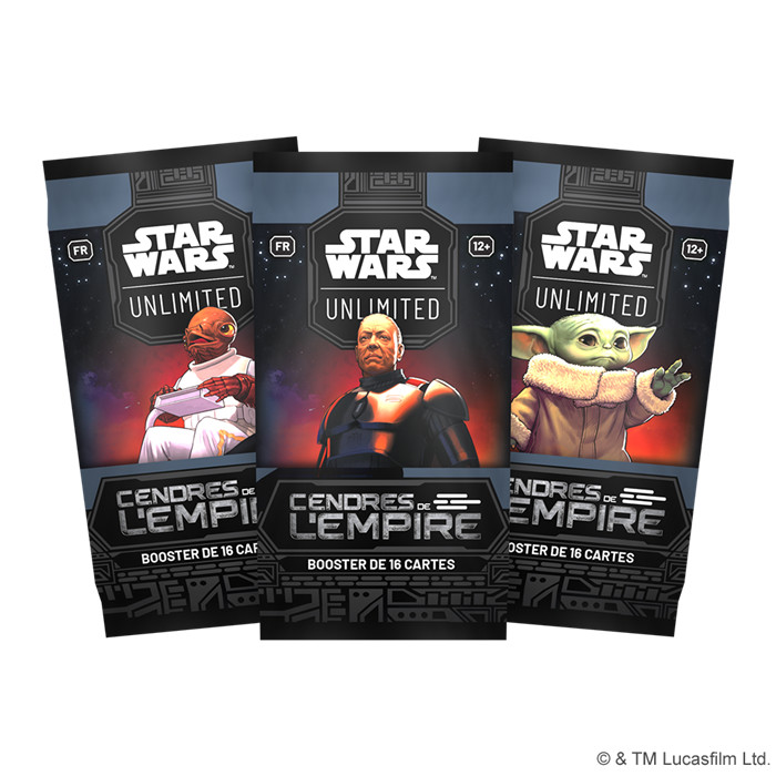 STAR WARS UNLIMITED - CENDRES DE L'EMPIRE BOOSTER STAR WARS UNLIMITED - CENDRES DE L'EMPIRE BOOSTER