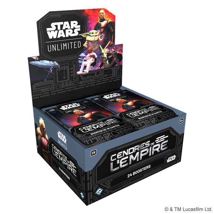 STAR WARS UNLIMITED - CENDRES DE L'EMPIRE DISPLAY STAR WARS UNLIMITED - CENDRES DE L'EMPIRE DISPLAY