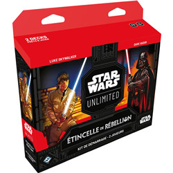 STAR WARS UNLIMITED - ÉTINCELLE DE RÉBELLION - KIT DÉMARRAGE 2 JOUEURS