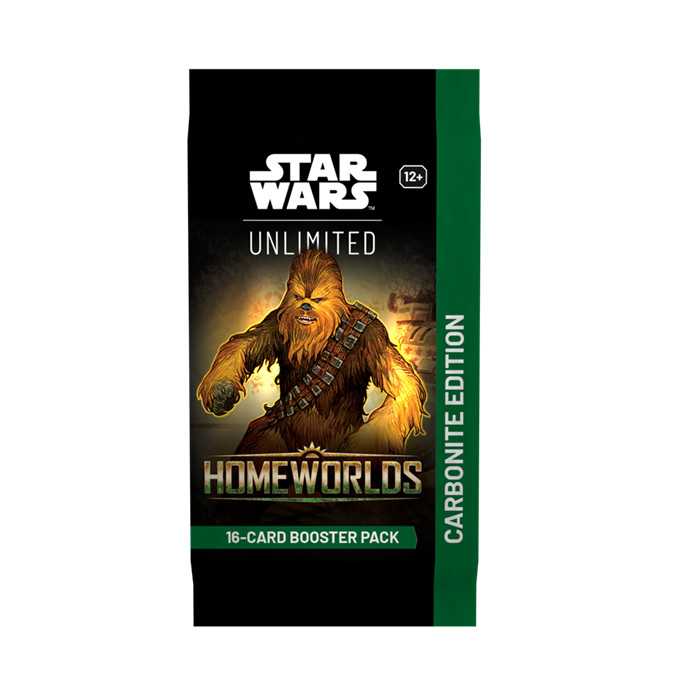 STAR WARS UNLIMITED - HOMEWORLDS - BOOSTER CARBONITE STAR WARS UNLIMITED - HOMEWORLDS - BOOSTER CARBONITE