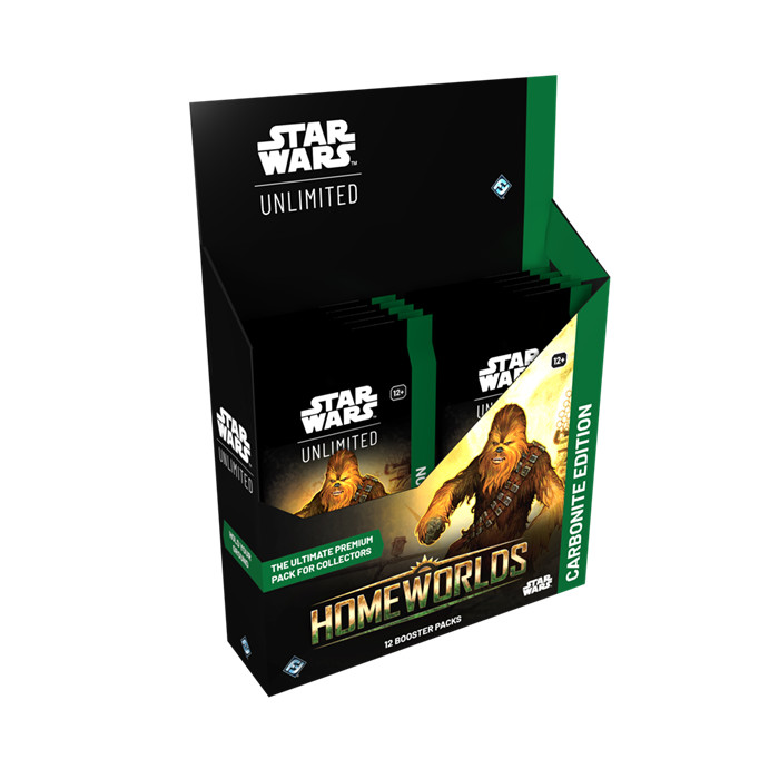 STAR WARS UNLIMITED - HOMEWORLDS - CARBONITE DISPLAY STAR WARS UNLIMITED - HOMEWORLDS - CARBONITE DISPLAY