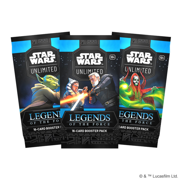 STAR WARS UNLIMITED - LEGEND OF THE FORCE BOOSTER STAR WARS UNLIMITED - LEGEND OF THE FORCE BOOSTER
