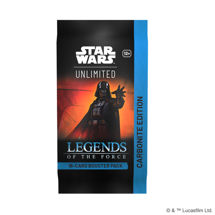 STAR WARS UNLIMITED - LEGEND OF THE FORCE BOOSTER CARBONITE STAR WARS UNLIMITED - LEGEND OF THE FORCE BOOSTER CARBONITE